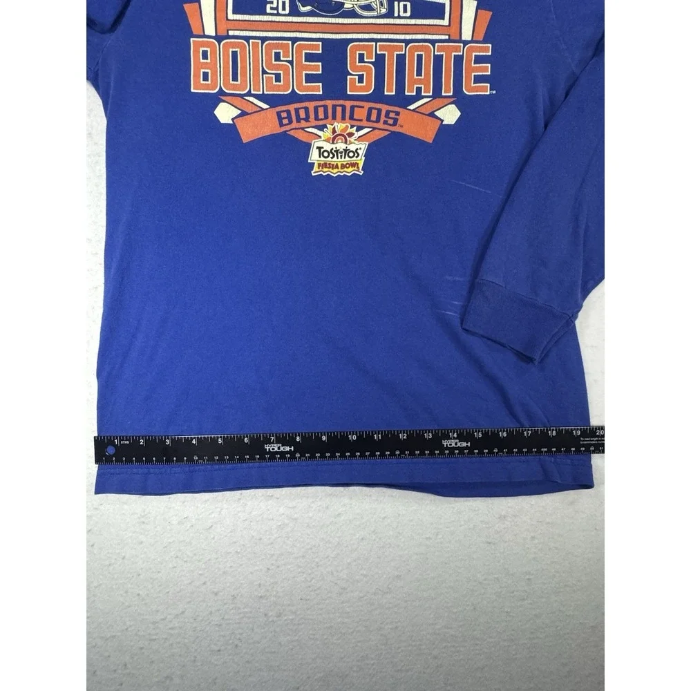 Boise State Broncos 2009-2010 Fiesta Bowl Perfect Season Adidas Long Sleeve S